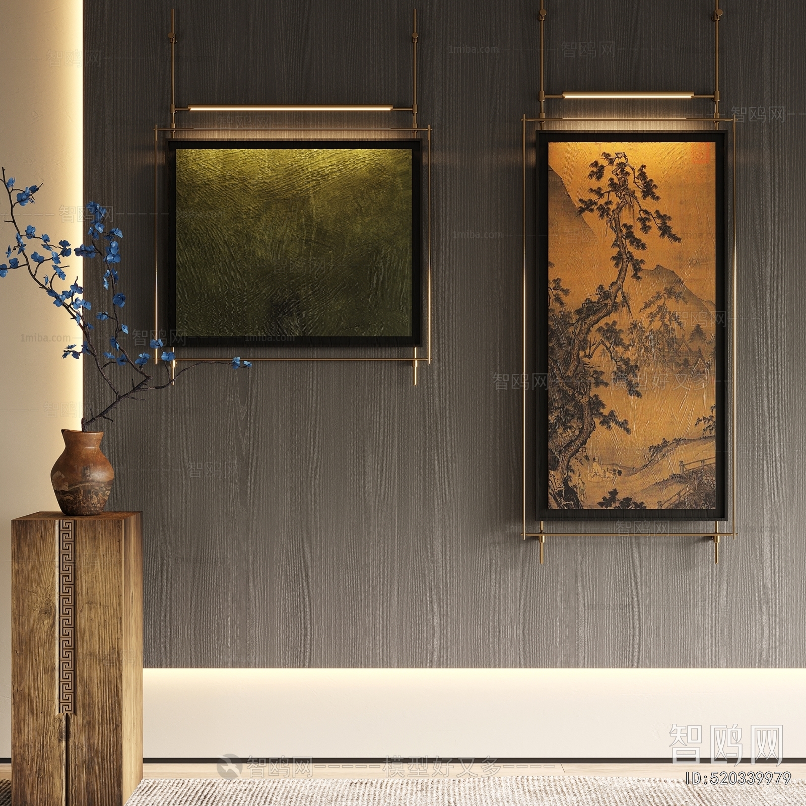 New Chinese Style Retro Style Painting