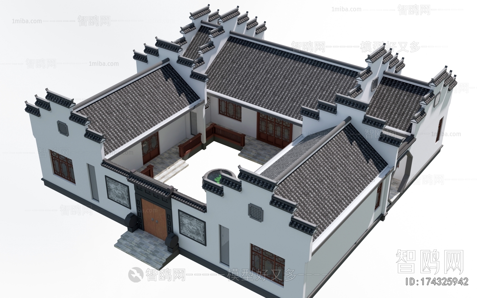 Chinese Style Residential Building