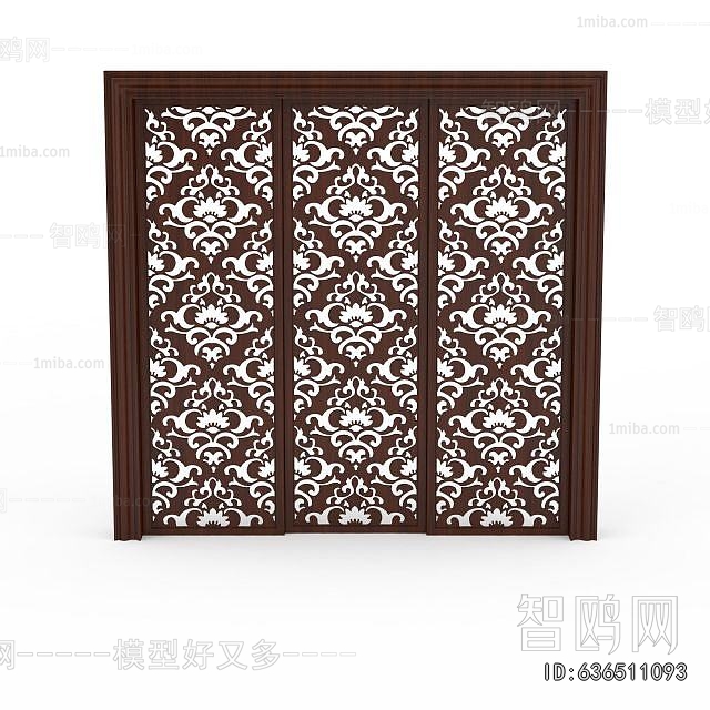 New Chinese Style Sliding Door