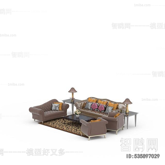 European Style Sofa Combination