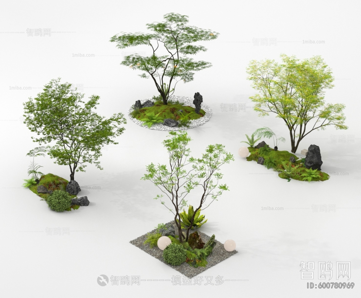 New Chinese Style Plant Landscaping