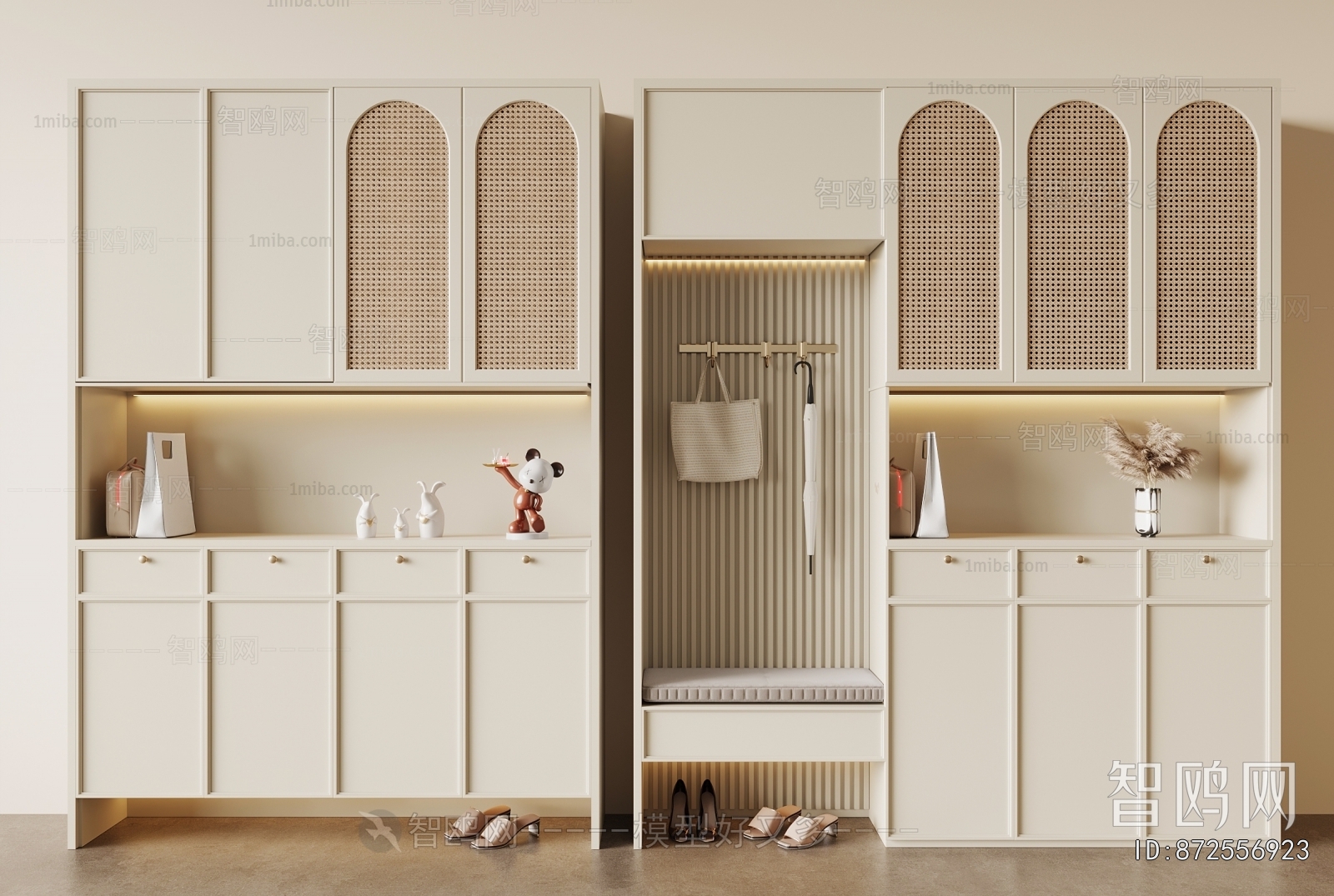 French Style Shoe Cabinet