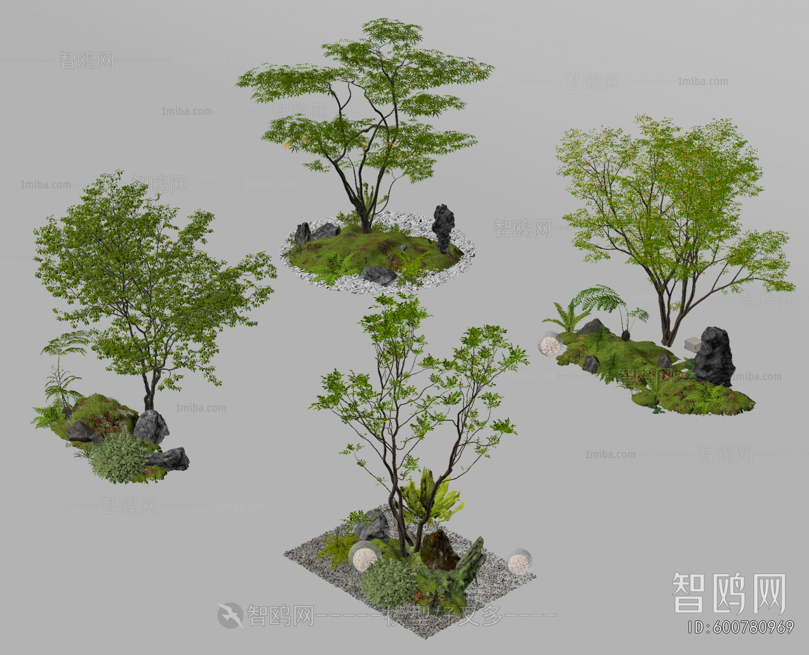 New Chinese Style Plant Landscaping