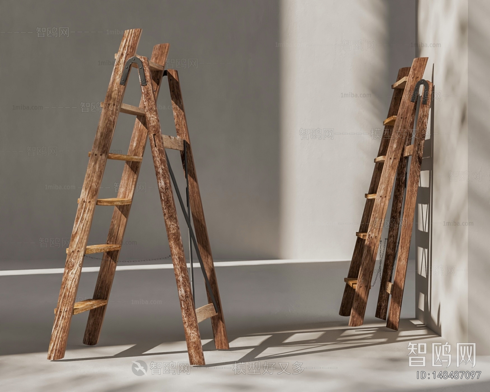 Wabi-sabi Style Stair Balustrade/elevator