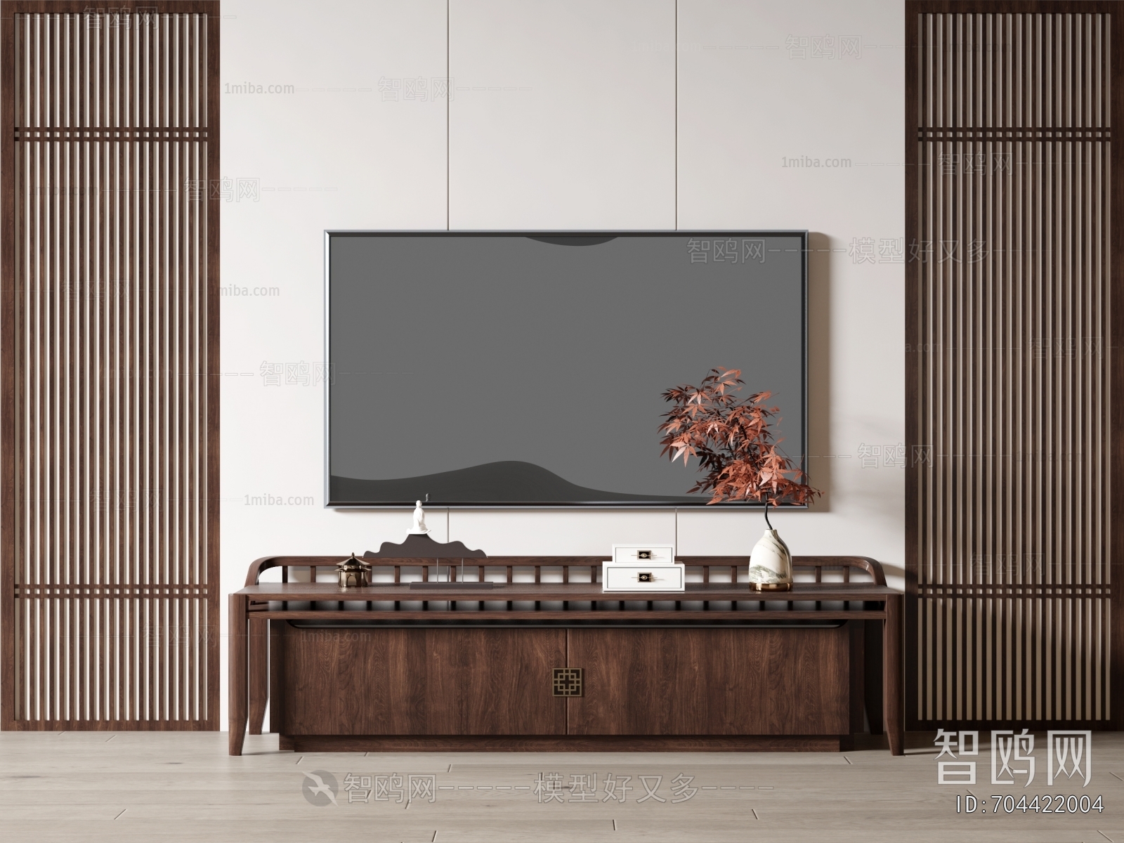 New Chinese Style TV Cabinet