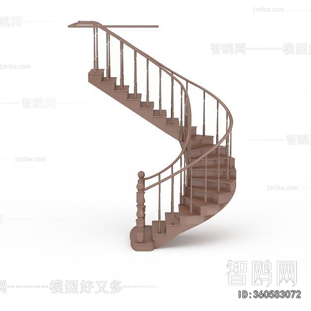 European Style Rotating Staircase