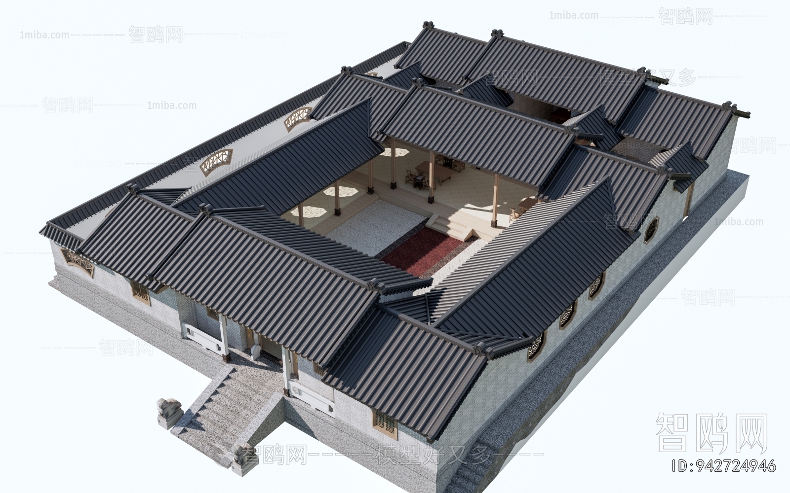 Chinese Style Residential Building