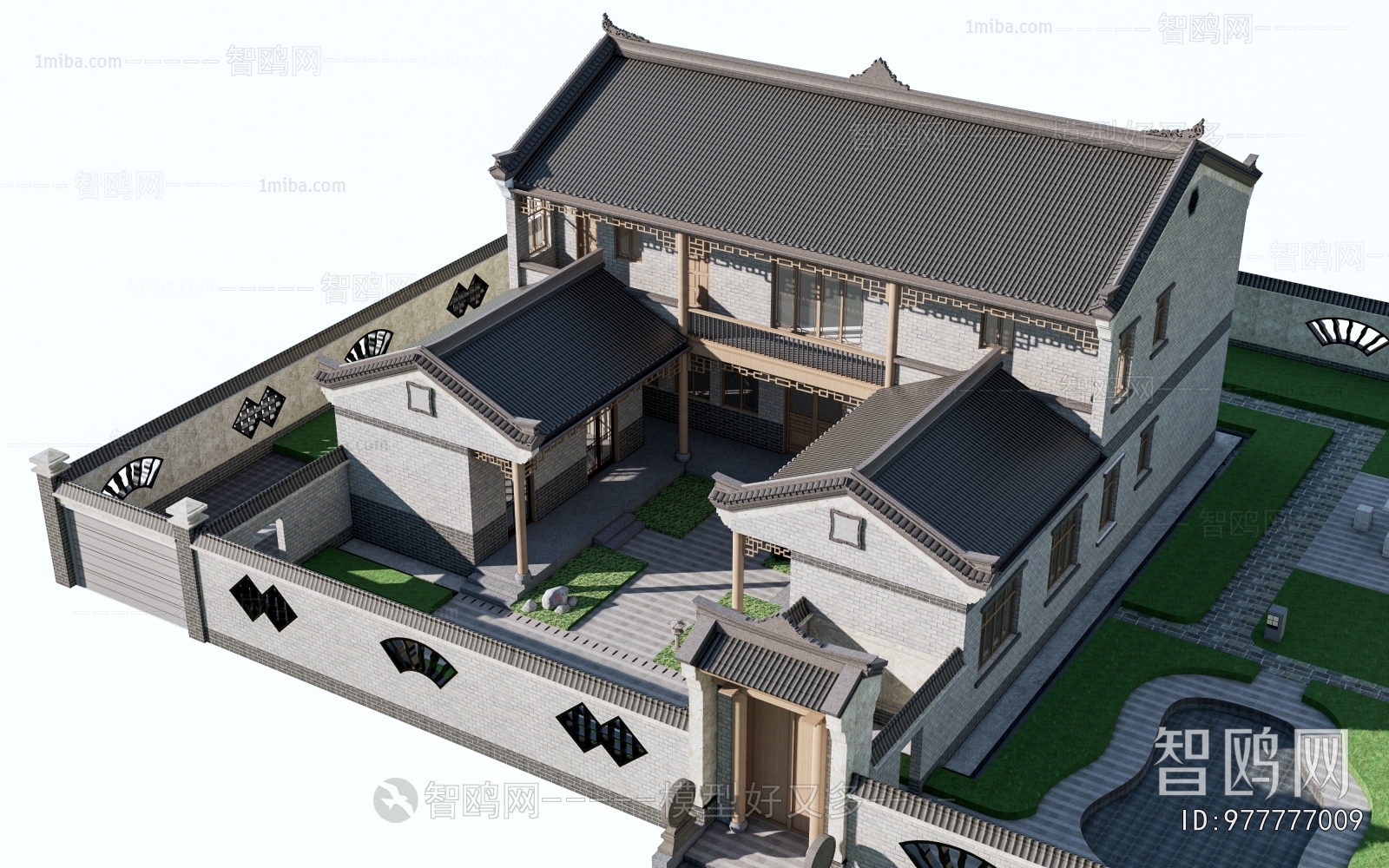 Chinese Style Residential Building