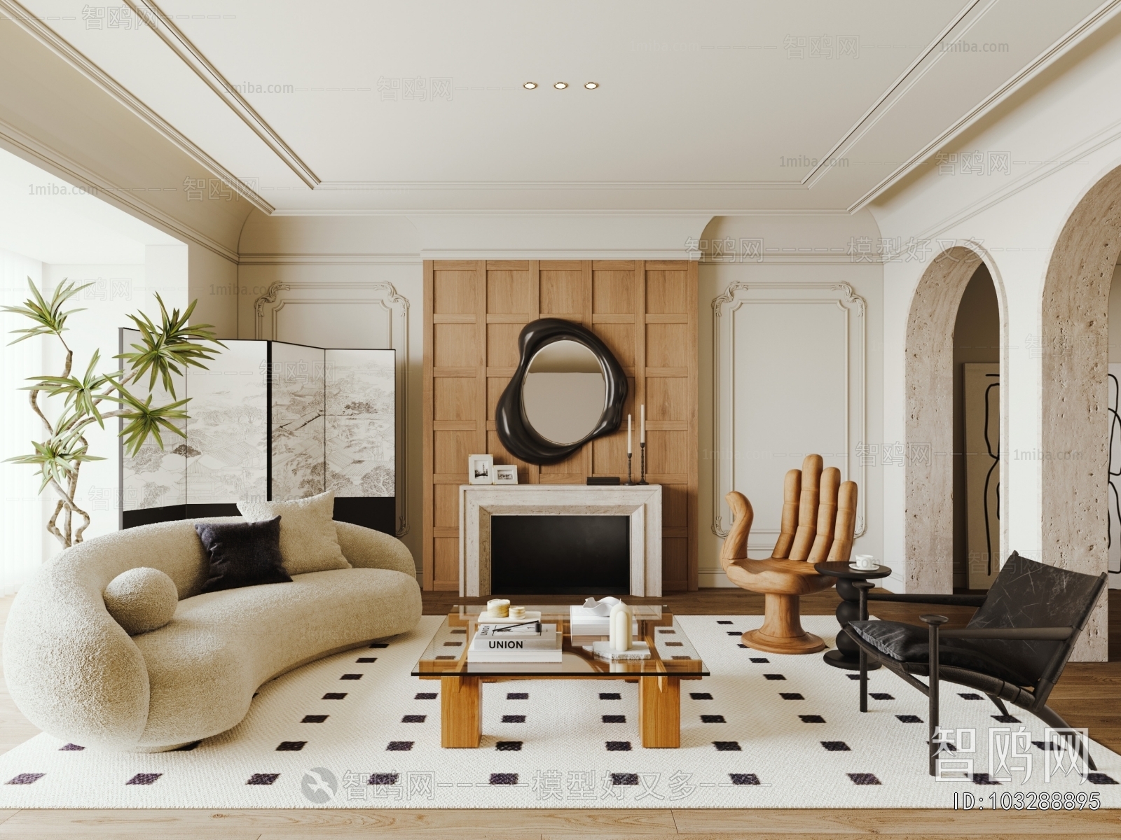 French Style A Living Room