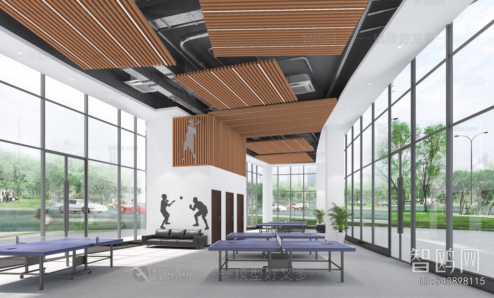 Modern Table Tennis Arena