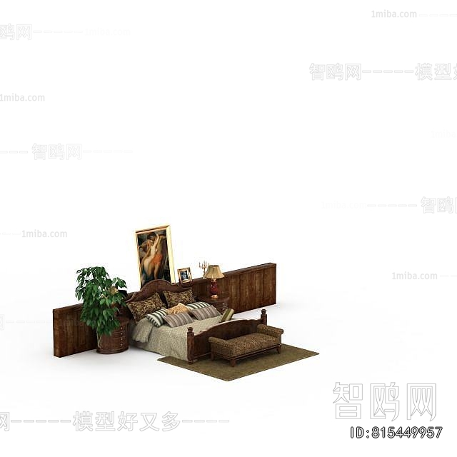 European Style Double Bed