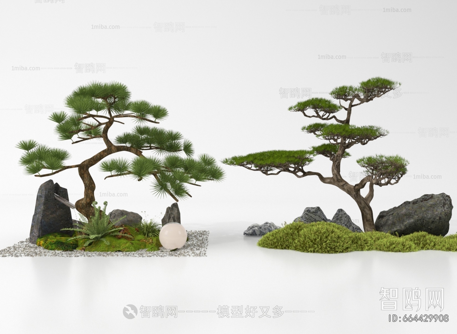 New Chinese Style Plant Landscaping