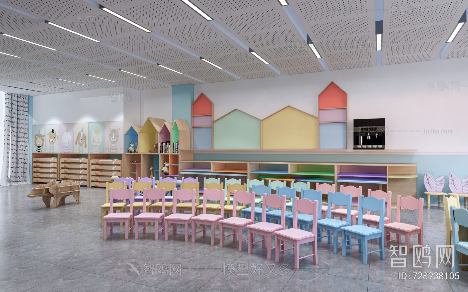 Modern Kindergarten Classrooms