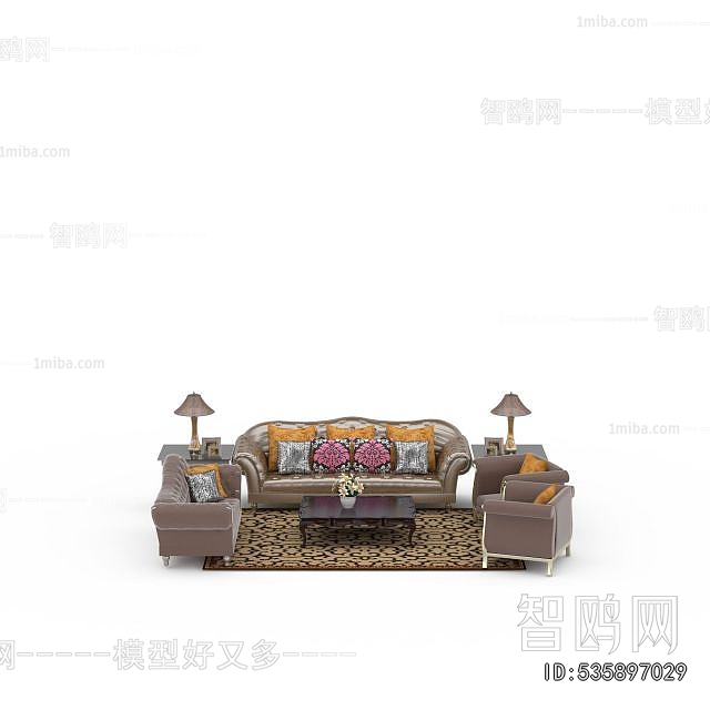 European Style Sofa Combination