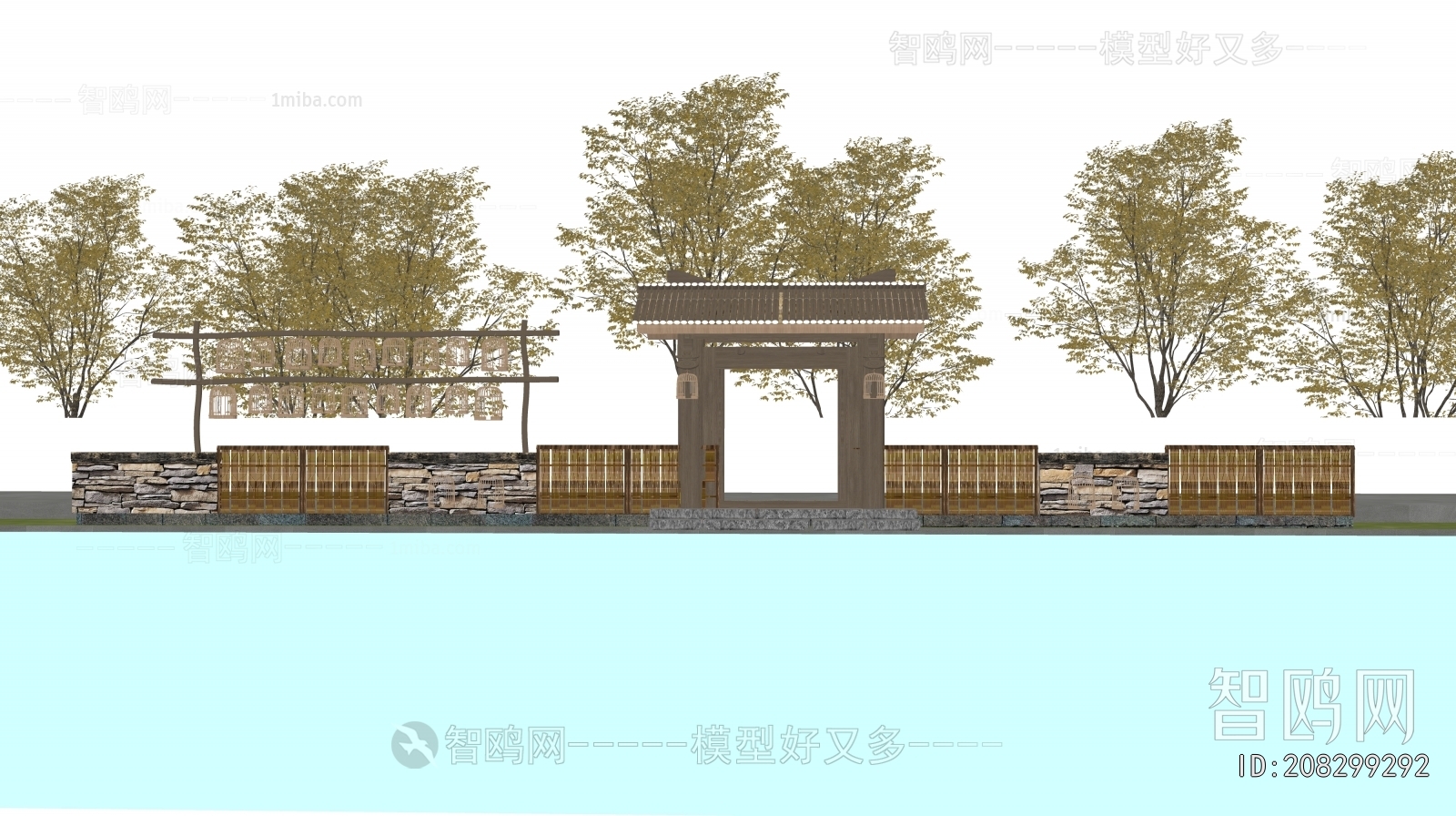 New Chinese Style Facade Element