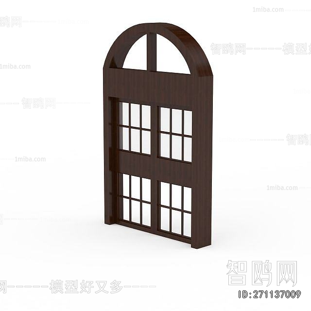 Simple European Style Double Door
