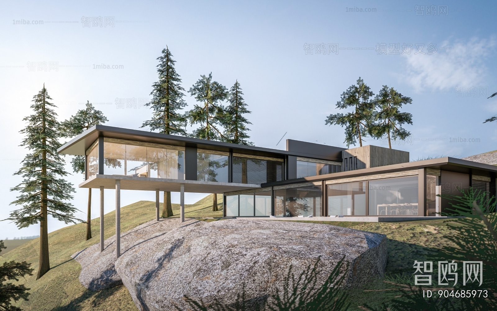 Modern Appearance Of Commercial Building