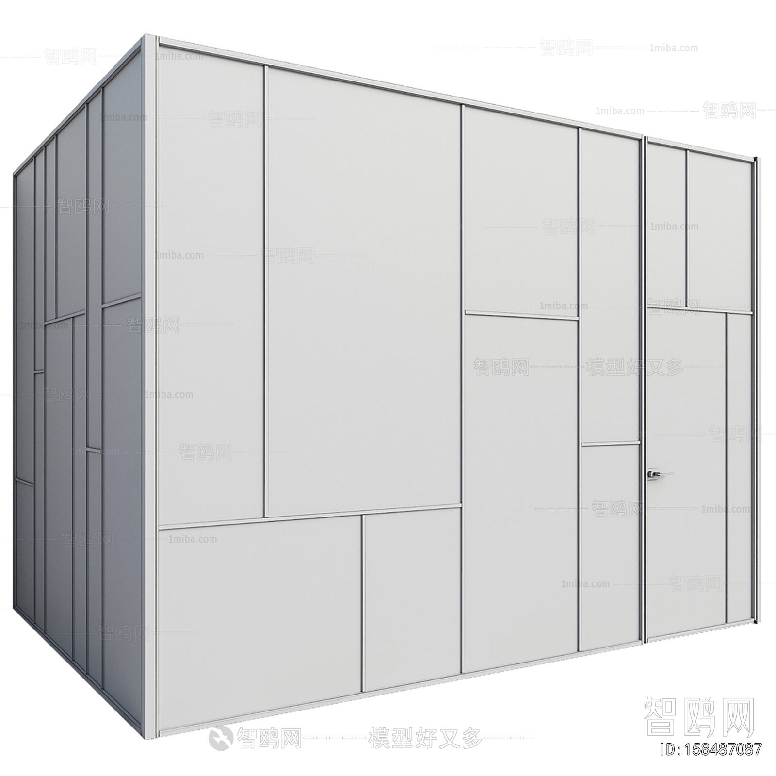 Modern Glass Screen Partition