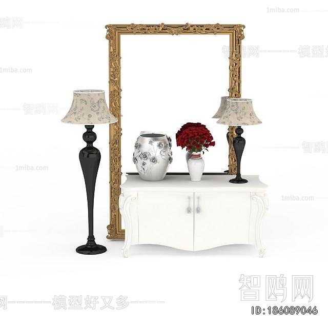 European Style Side Cabinet