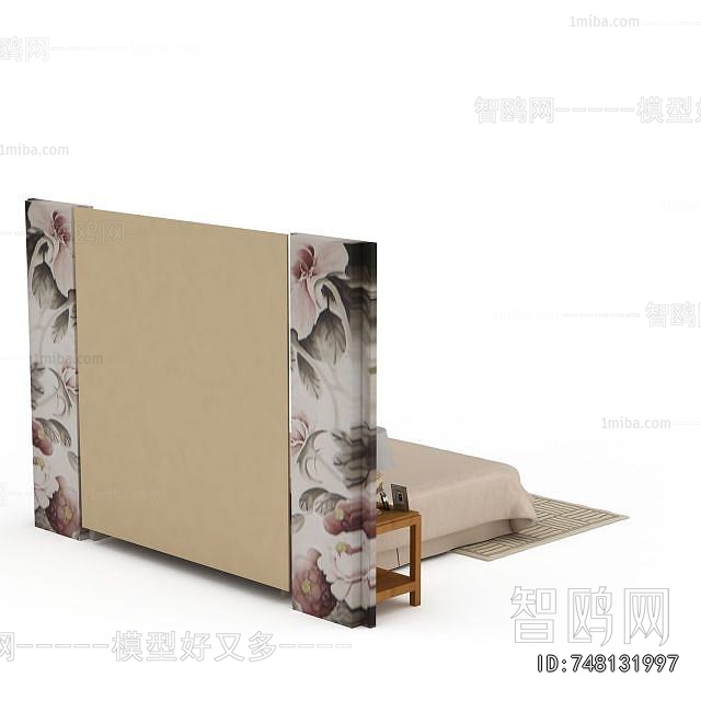 New Chinese Style Double Bed