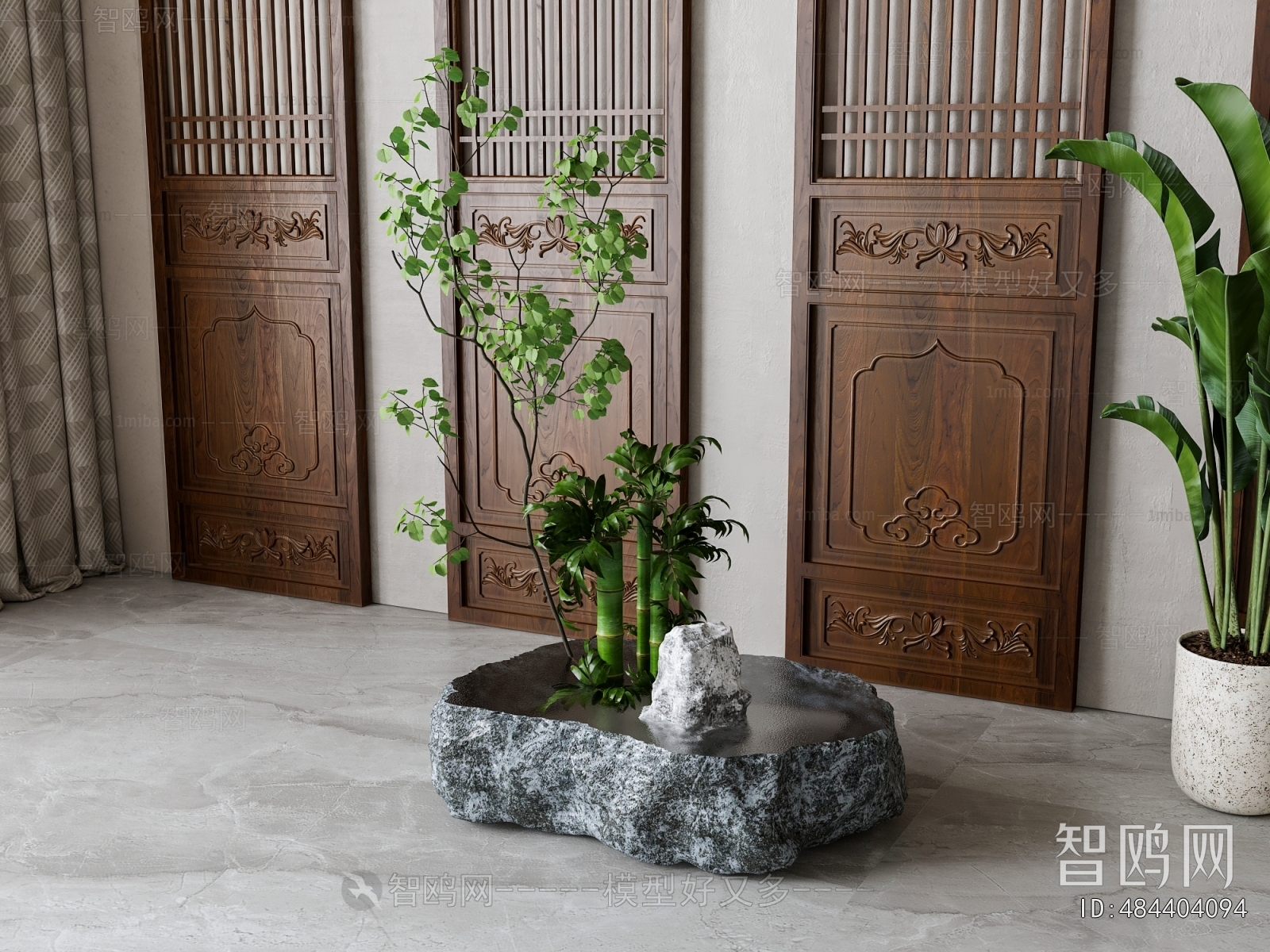 New Chinese Style Plant Landscaping