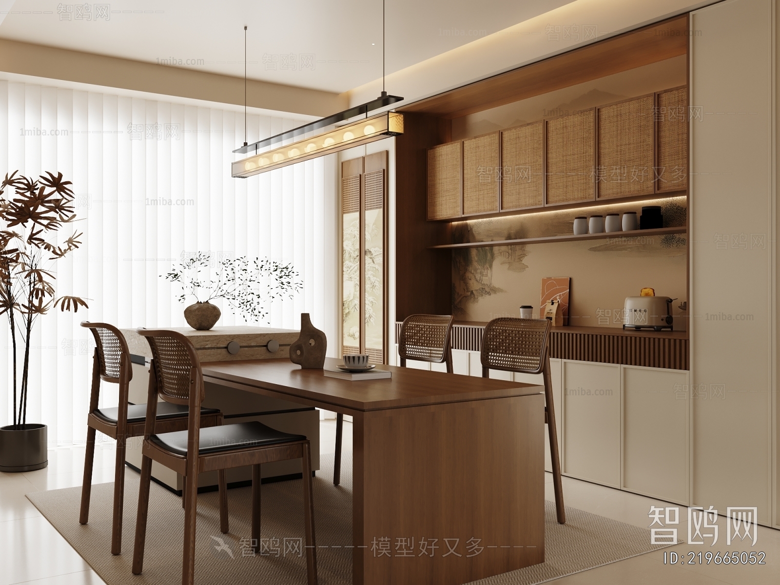 New Chinese Style Dining Room