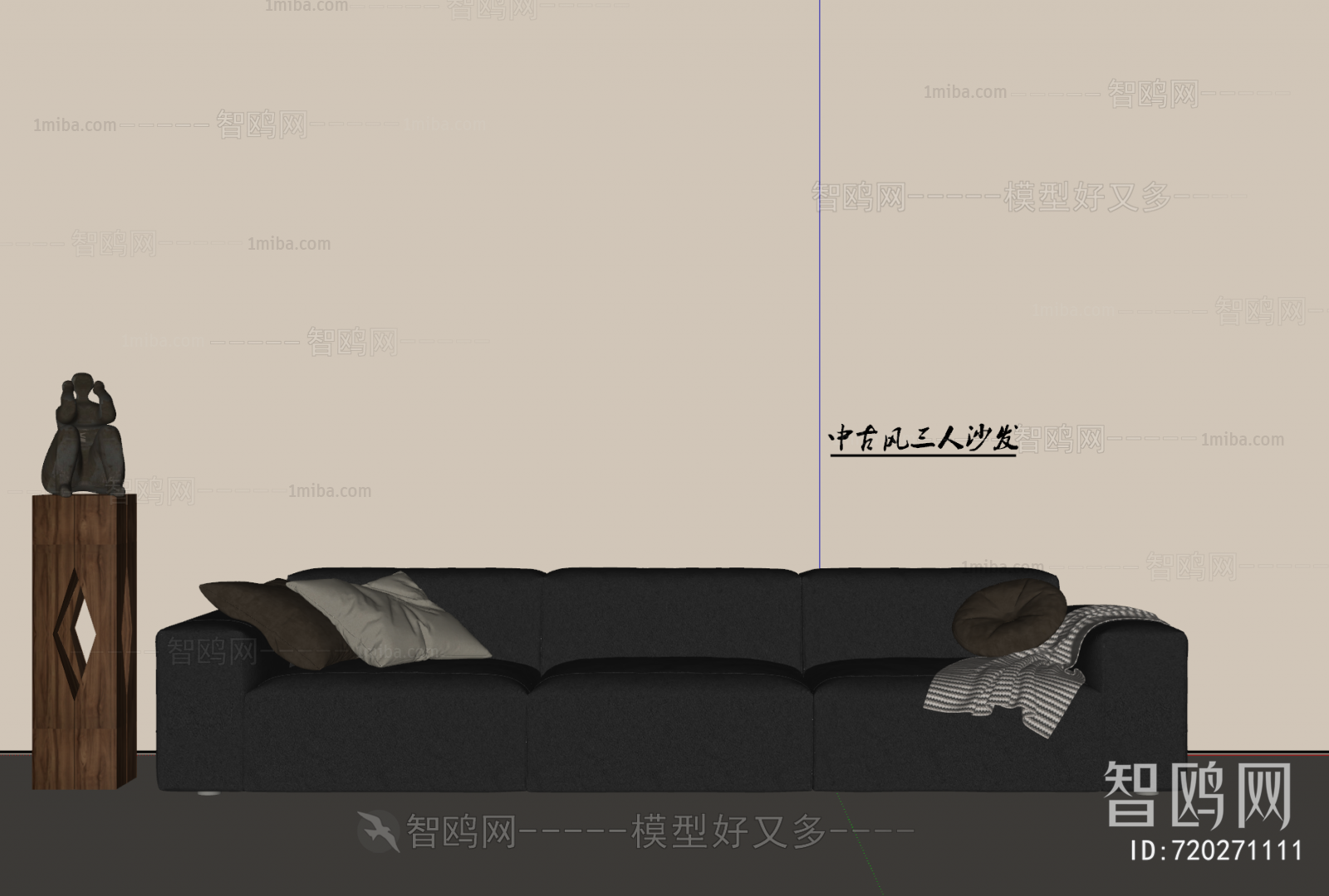 Modern Three-seat Sofa