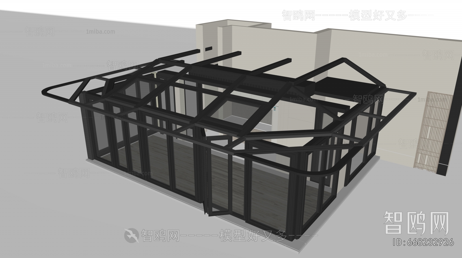 Modern Glass Sunshine Room