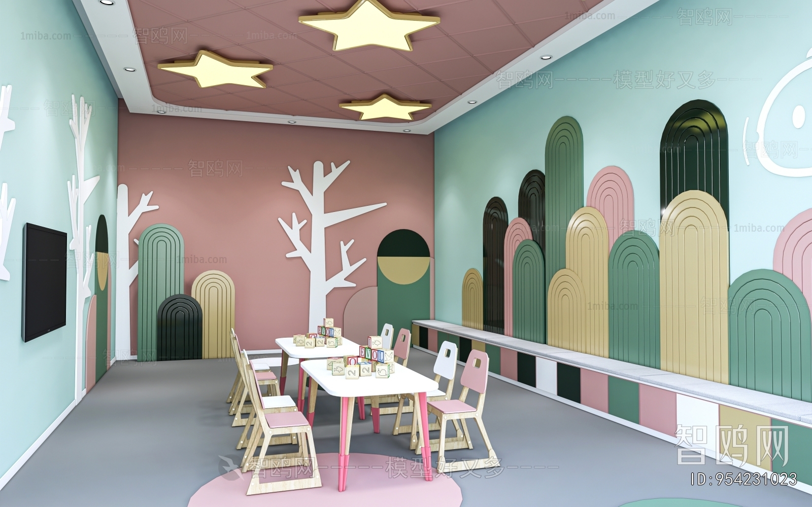 Modern Children's Playroom