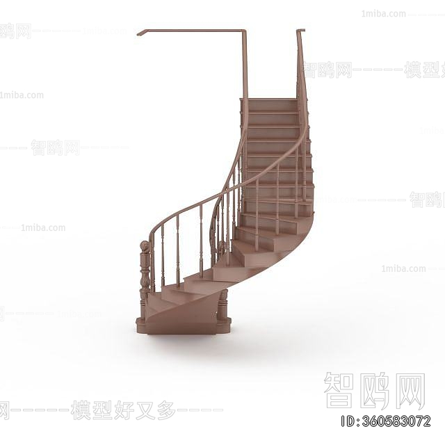 European Style Rotating Staircase