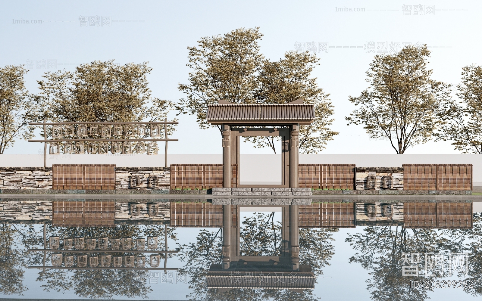 New Chinese Style Facade Element