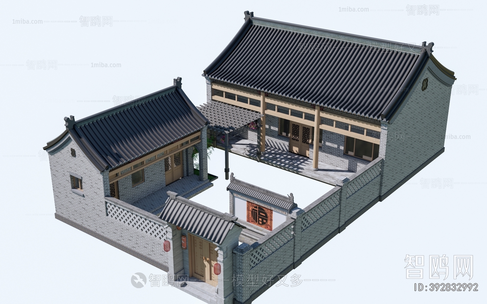 Chinese Style Residential Building