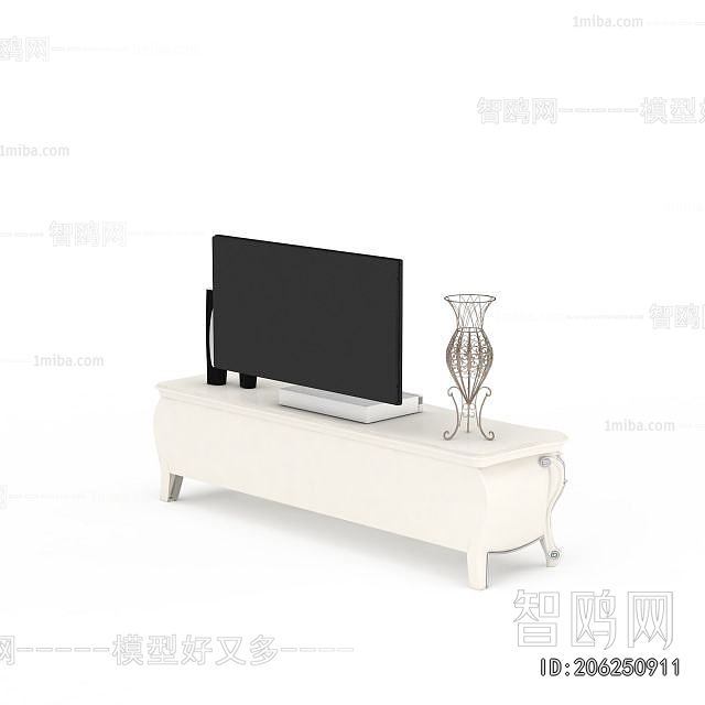 Simple European Style TV Cabinet