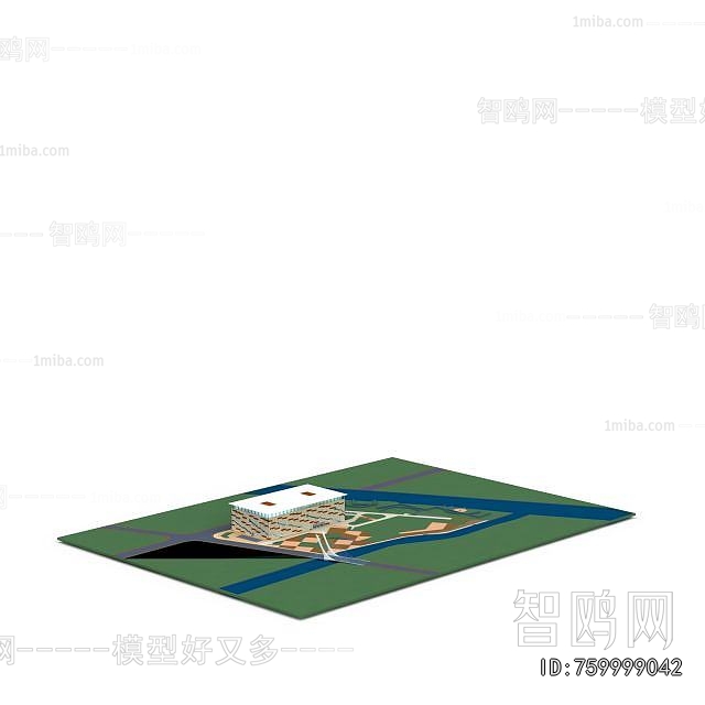 Modern Architectural Bird's-eye View Planning