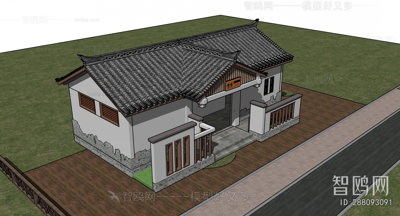 New Chinese Style Public Building