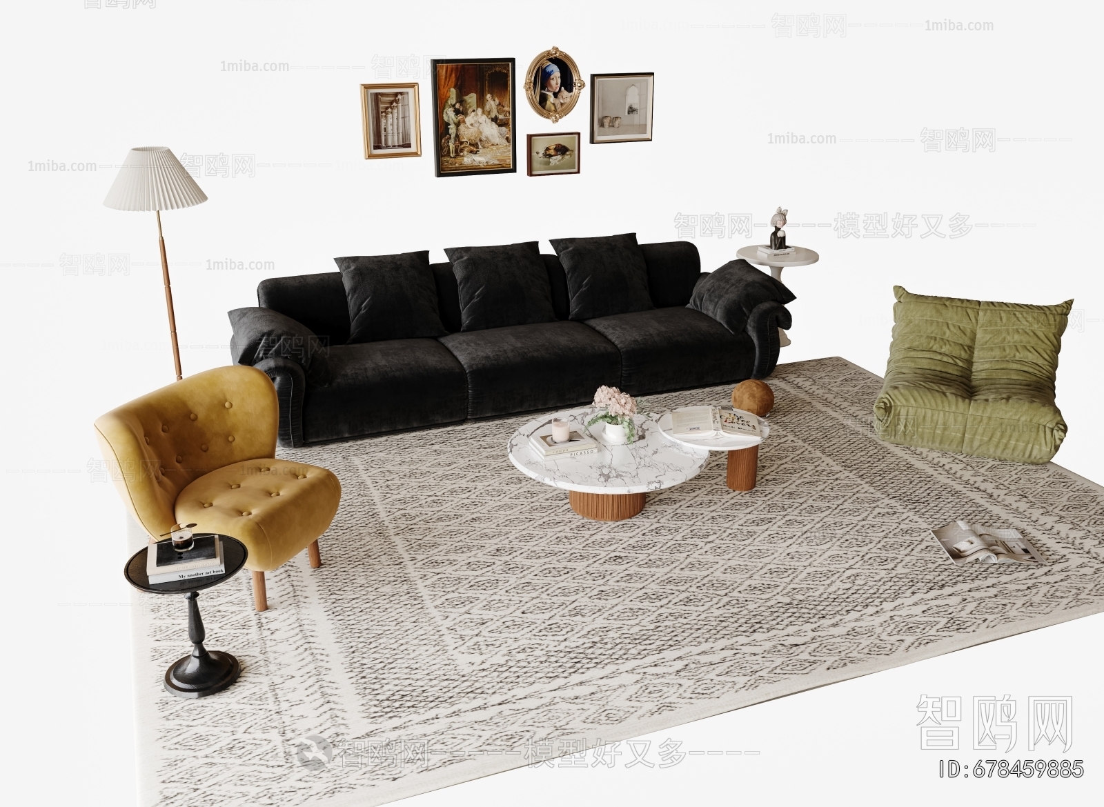 French Style Sofa Combination