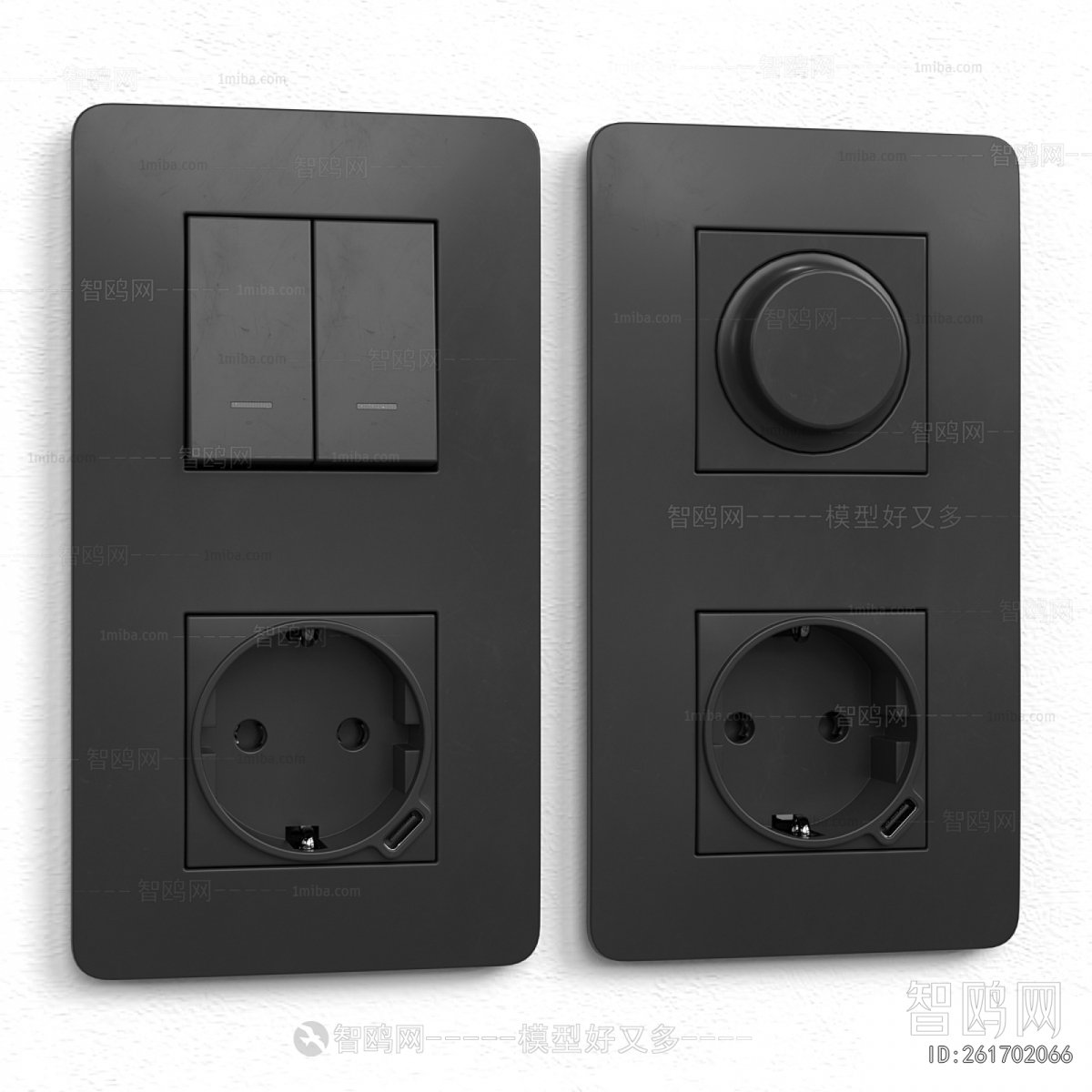 Modern Switch Socket Panel