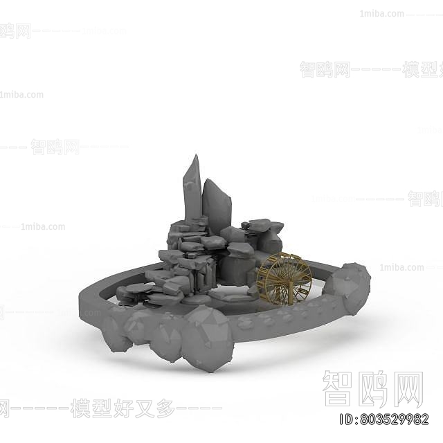 Modern Rockery Waterscape