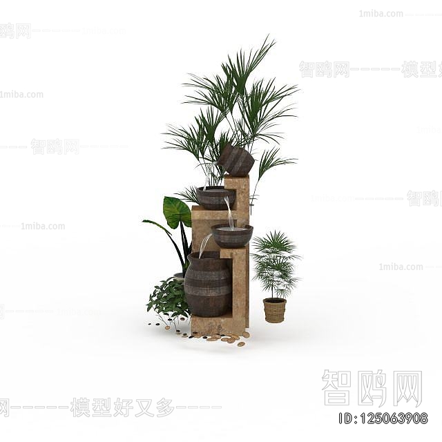 Modern Rockery Waterscape