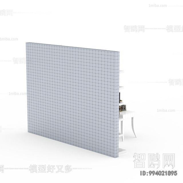 Simple European Style Computer Desk And Chair