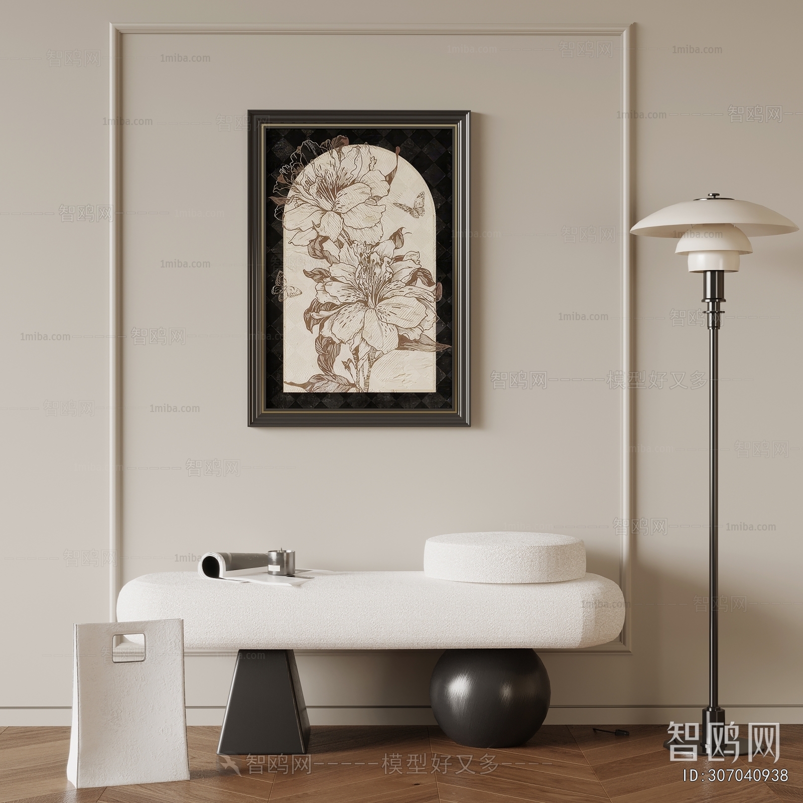 French Style Stool For Changing Shoes