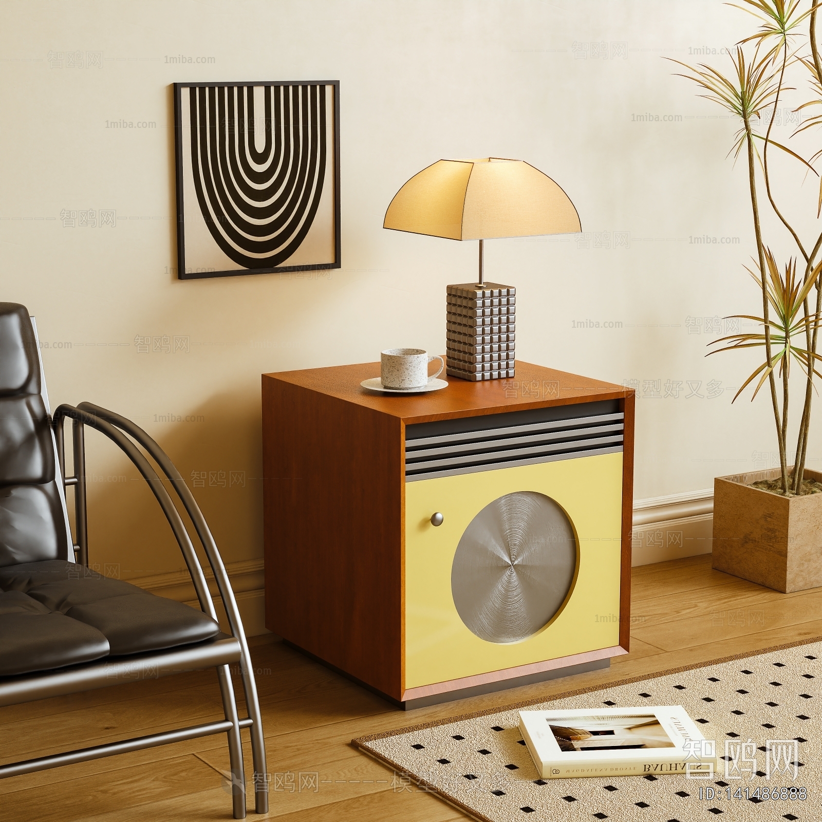 Modern Bedside Cupboard