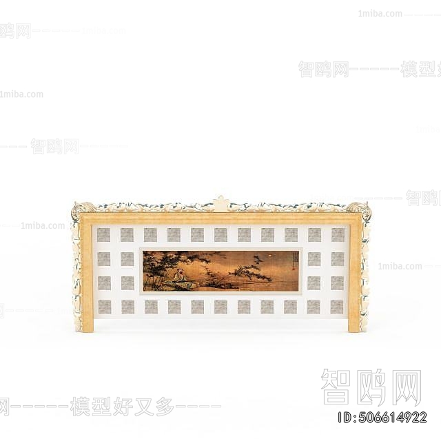 Chinese Style TV Wall