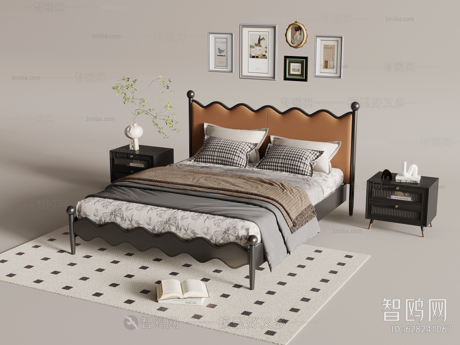 French Style Double Bed