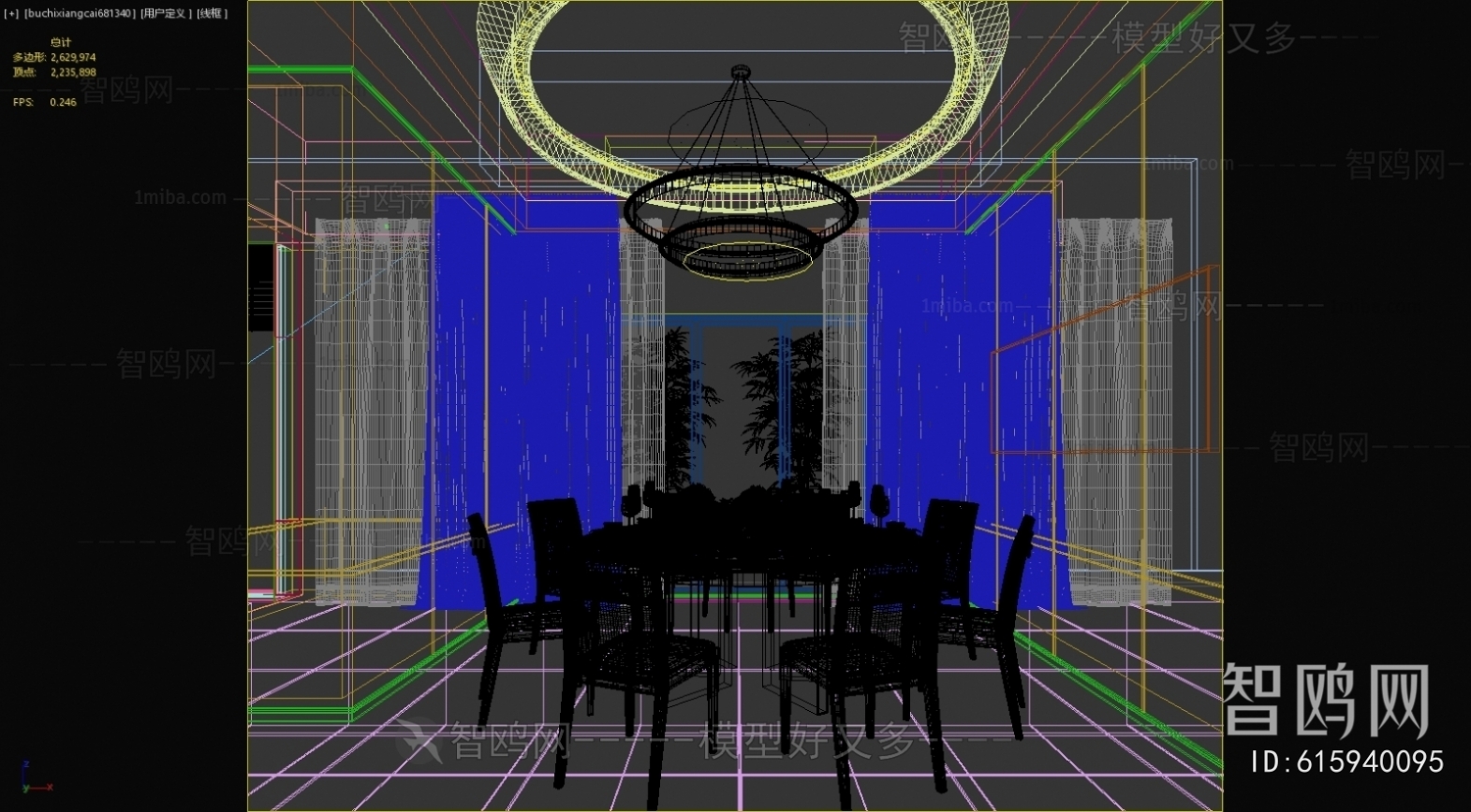 New Chinese Style Dining Room