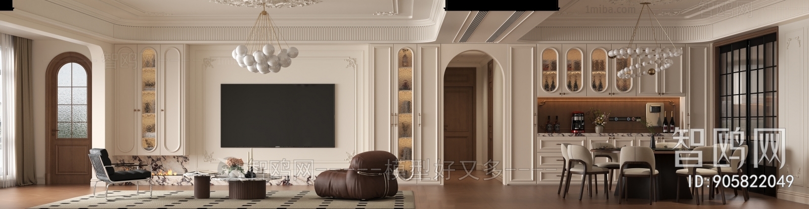 French Style A Living Room