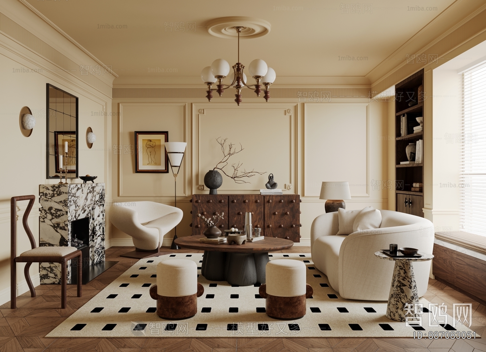 French Style A Living Room