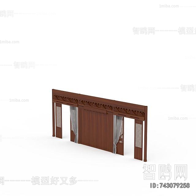 Chinese Style TV Wall