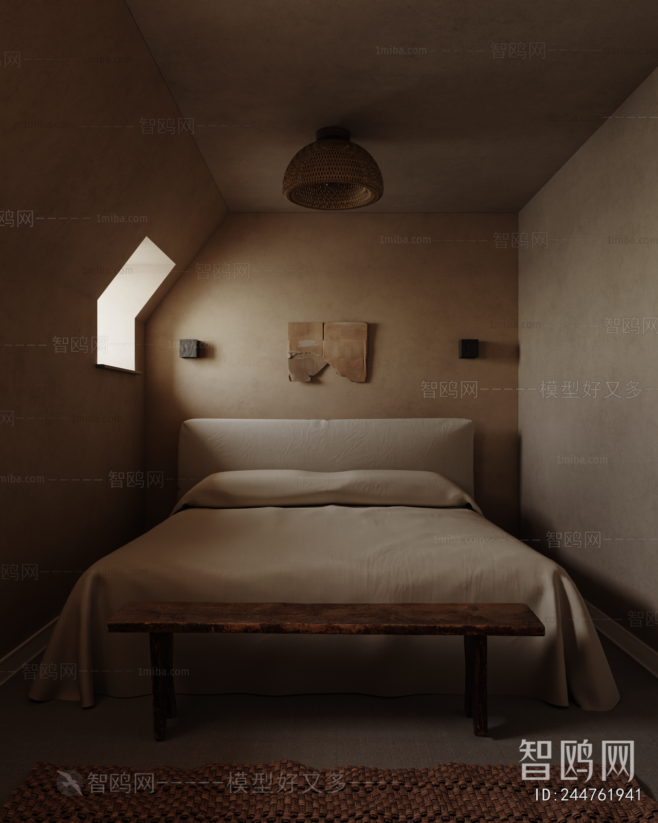 Wabi-sabi Style A Living Room