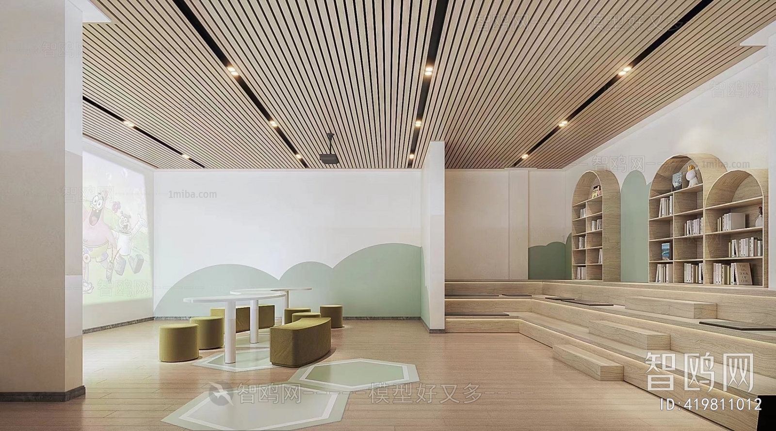 Modern Bookstore Book Bar